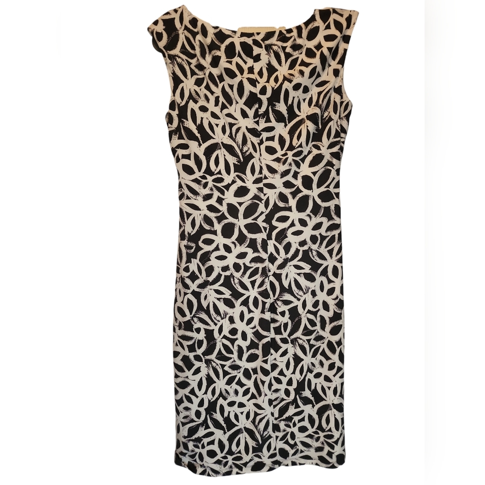Geen tag Lauren Ralph Lauren lined, boat neck, sleevless gay n white Dress 10 - Picture 6 of 6